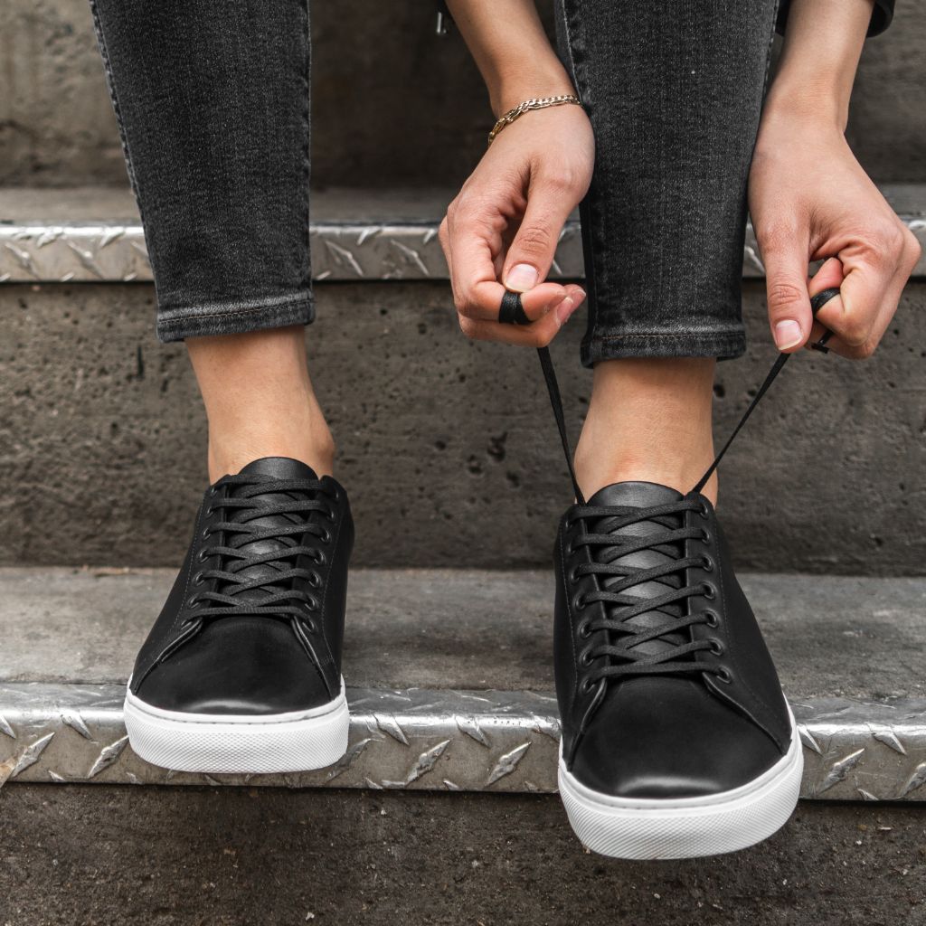 Leather Sneakers - Leather High Top & Low Top Shoes.