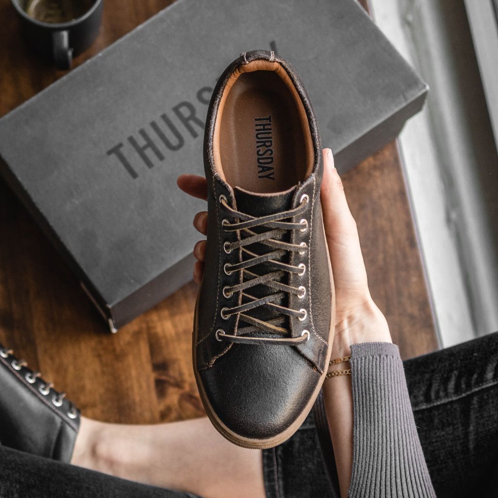 Women's Premier Low Top In Rich Brown 