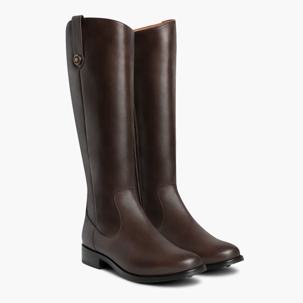 BOC Born Concept Boots Womens 6 Tall Riding Heels C17548 Brown Leather  Zipper | eBay
