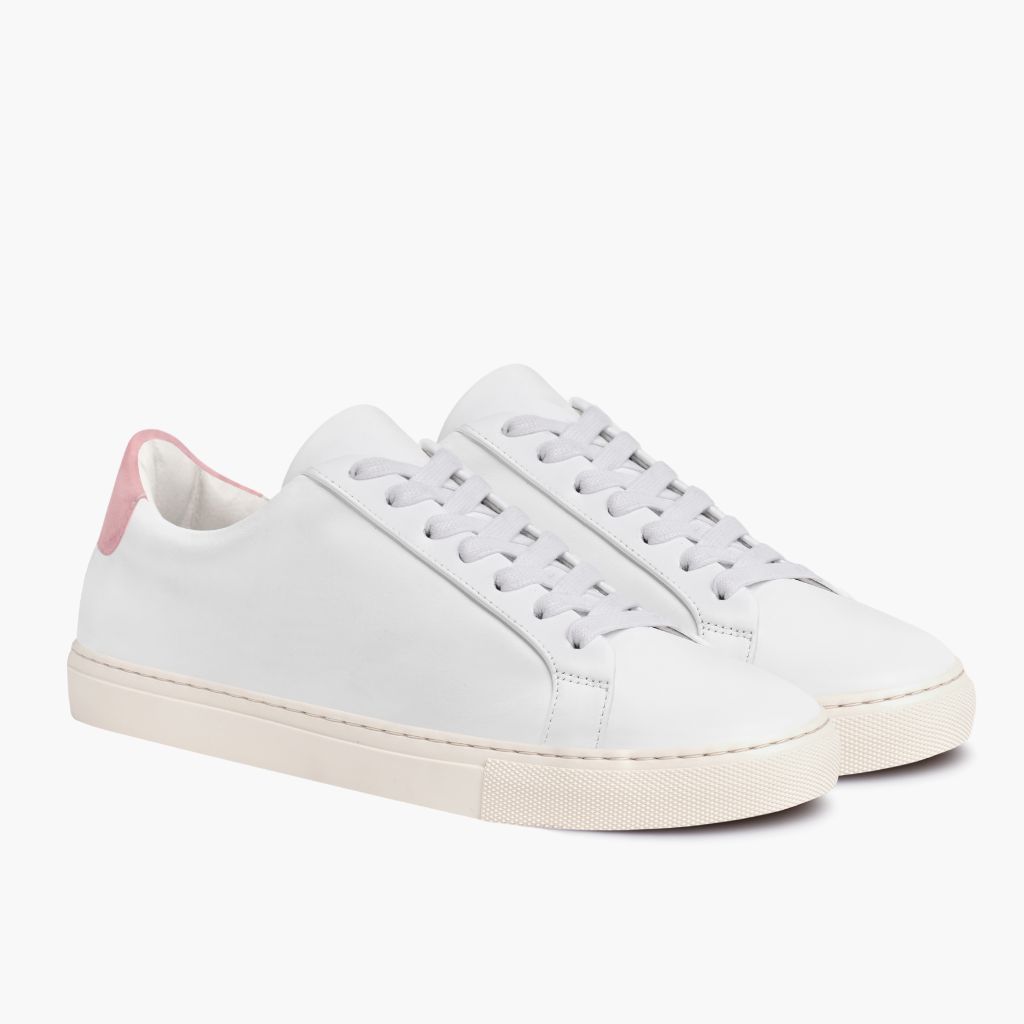 Women's Legacy Low Top Sneaker In White x Blush - Thursday