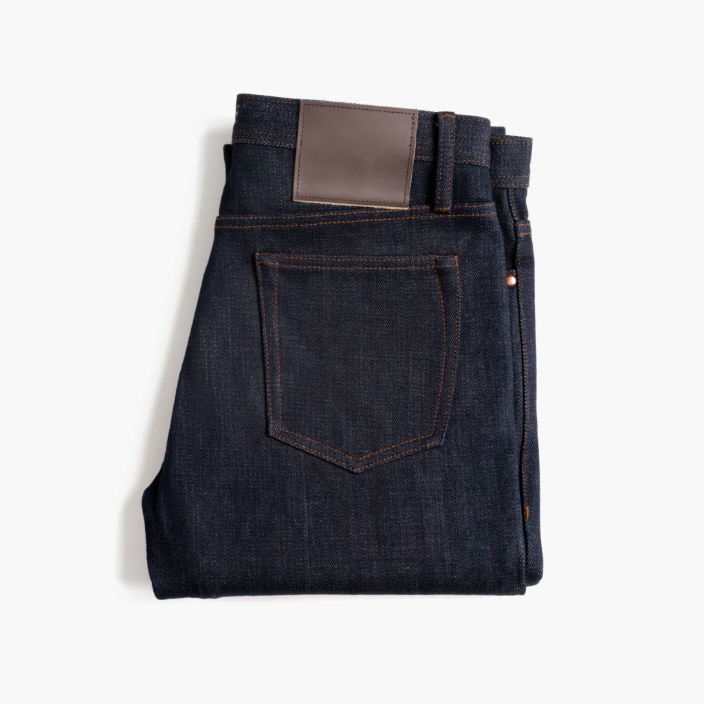 Men's Selvedge Slim Tapered Jeans in Indigo - Thursday