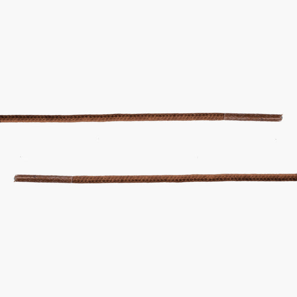 Round Waxed Cotton Laces | Light Brown