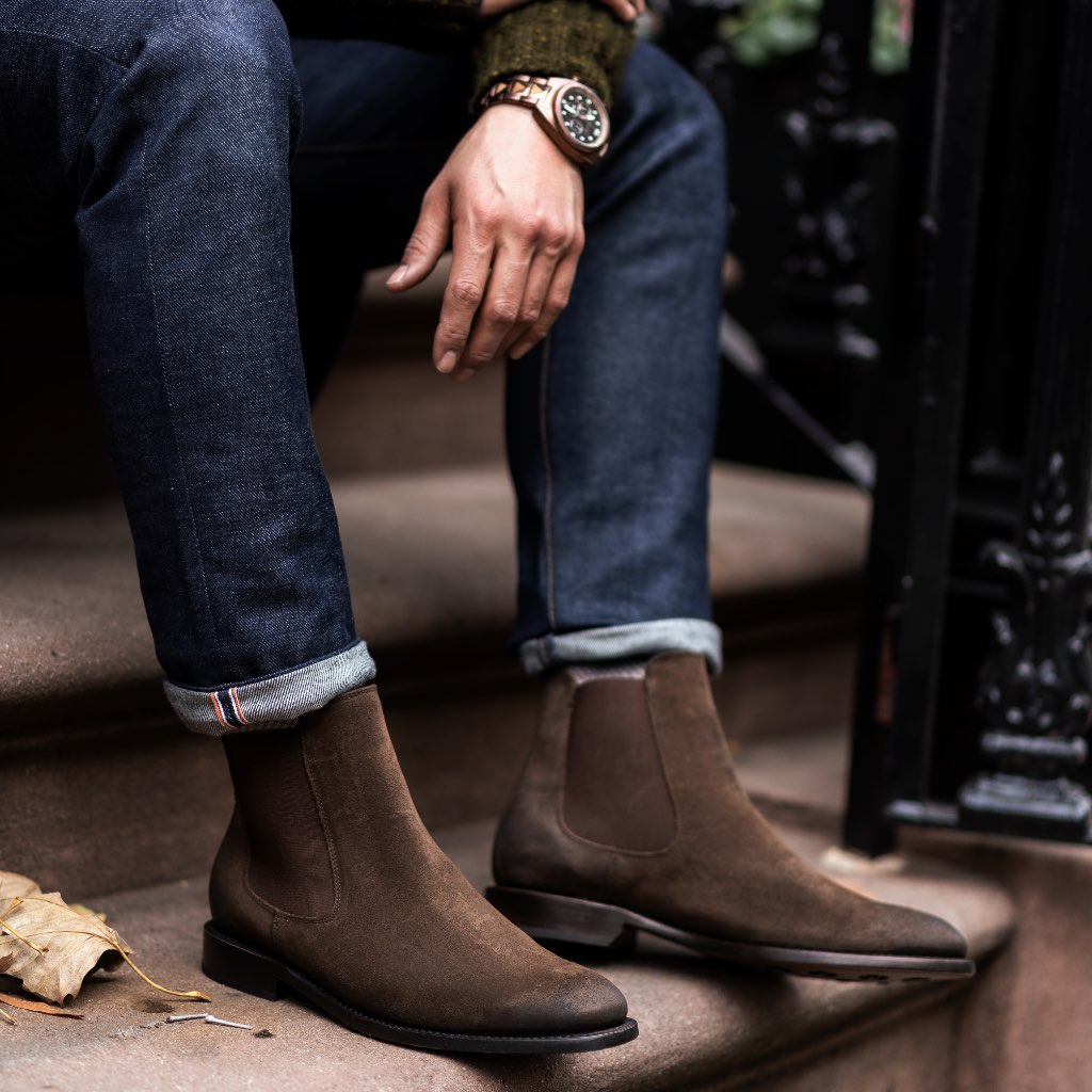 Thursday Boots Light Brown Suede Chelsea Boots Thursday Boot Company Duke  Chelsea Boot Honey Chelsea Boots