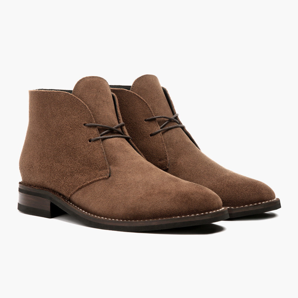 Men's Scout Chukka Boot In Cognac Brown Suede - Thursday Boot Company