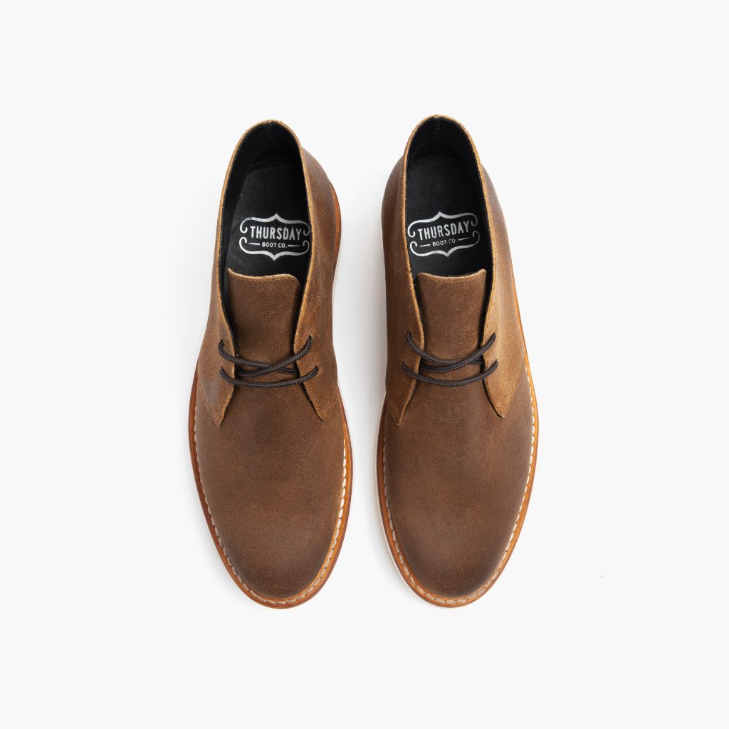 Botas Thursday Boots Scout Con Cordones - Marrón Suede Para Hombre