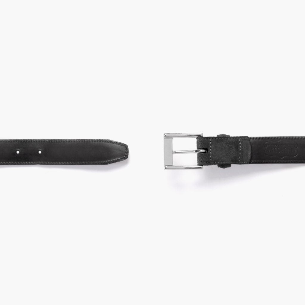 Thursday Boot Company Men's Classic Leather Belt In Shadow Grey Suede - Thursday Boots Thursday Boot Company Men's Classic Leather Belt In Shadow Grey Suede - Thursday Boots