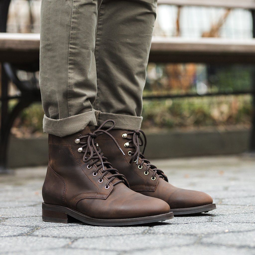 boots tobacco Men's President Lace-Up Boot In Tobacco