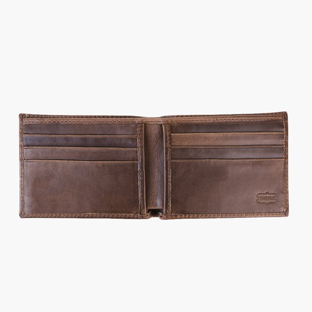 Gentlemen's Minimalist Wallet - The Georgetown - Chestnut Leather